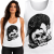 TANK TOP DAMSKI HORROR SKULL CROW